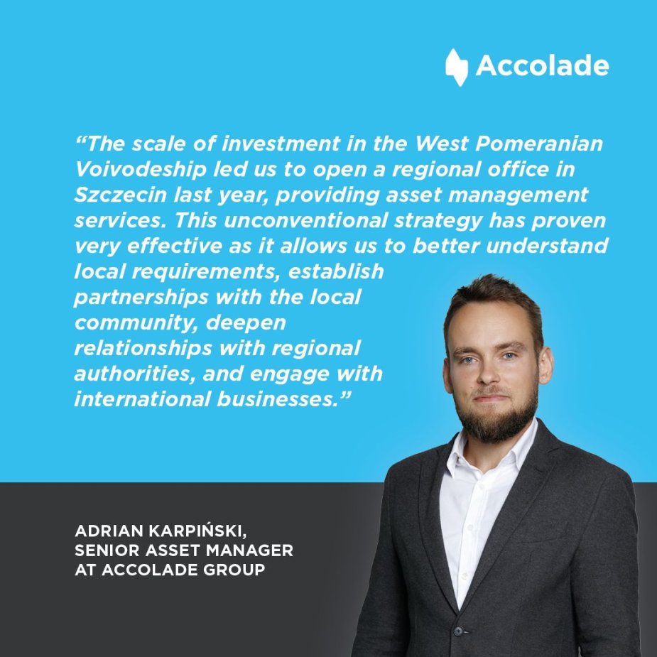 Szczecin is one of the first locations where we invested in Poland