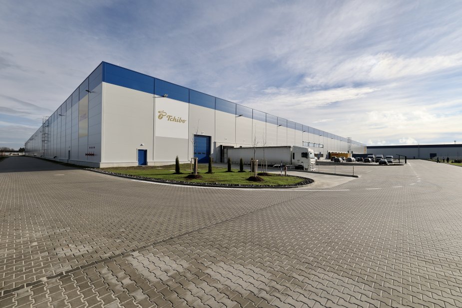 Centrum dystrybucji Tchibo w Chebie to największa budowla przemysłowa ukończona w tym roku w Czechach.