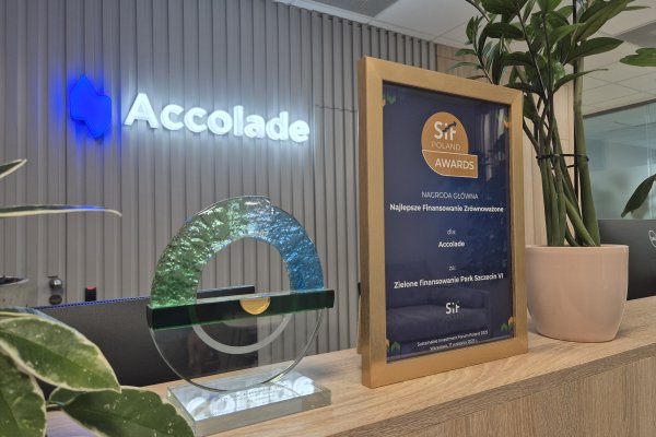 POLSIF Green Finance Award for Accolade’s Project – Park Szczecin VI