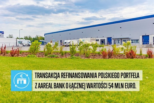 Accolade zwiększa rentowność swojego portfela nieruchomości przemysłowych w Polsce dzięki kredytowi refinansowemu w wysokości 54 mln euro, udzielonemu przez Aareal Bank.