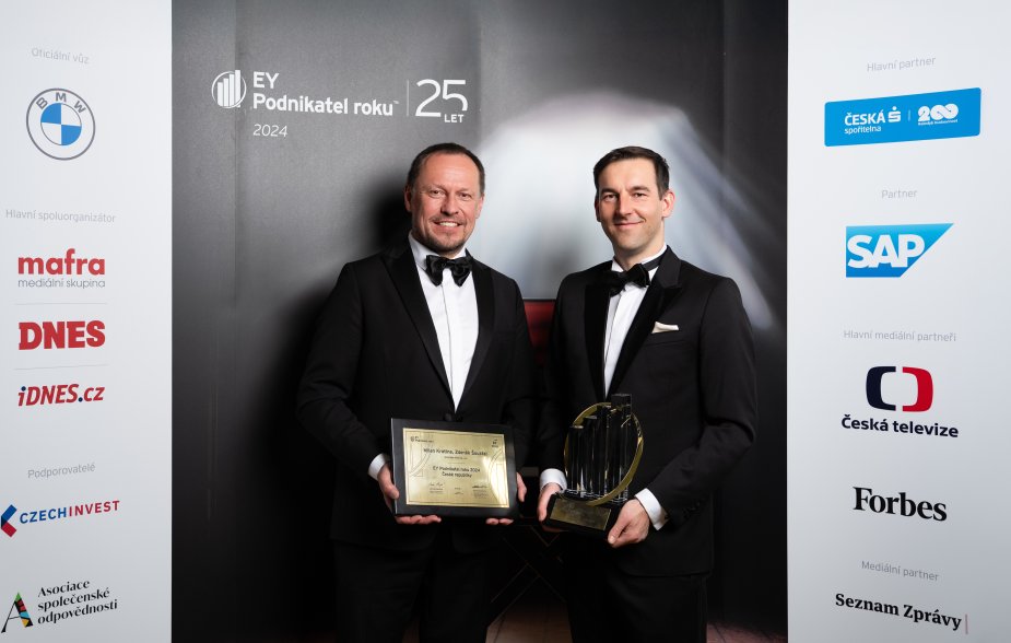 Milan Kratina and Zdeněk Šoustal Named Entrepreneurs of the Year 2024 in the Czech Republic Milan Kratina and Zdeněk Šoustal Named Entrepreneurs of the Year 2024 in the Czech Republic