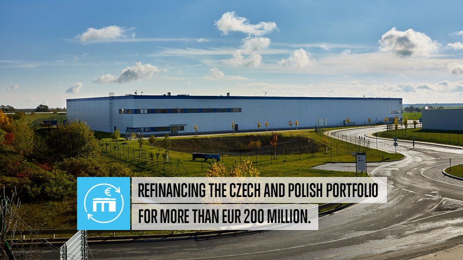 Accolade refinanced the Czech and Polish industrial real estate portfolio for more than EUR 200 million. Accolade refinanced the Czech and Polish industrial real estate portfolio for more than EUR 200 million.